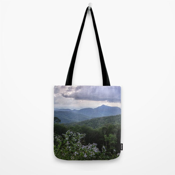Smoky Mountain Wildflower Adventure - Nature Photography Tote Bag Gallery Image 2