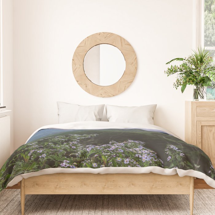 Smoky Mountain Wildflower Adventure - Nature Photography Duvet Cover Gallery Image 3
