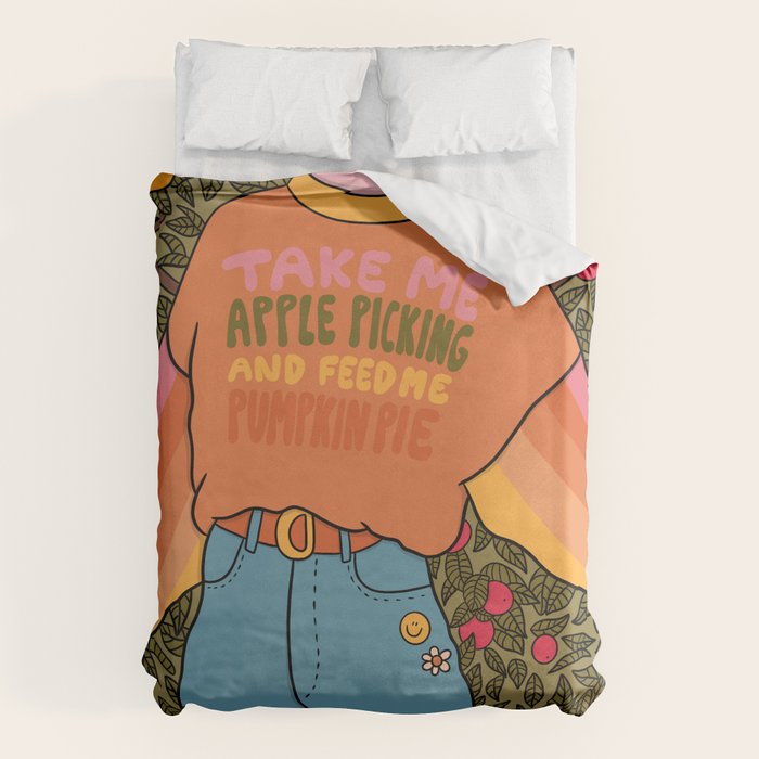 Apple Picking Duvet Cover Gallery Image 1