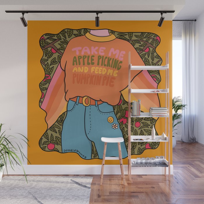 Apple Picking Wall Mural Gallery Image 1