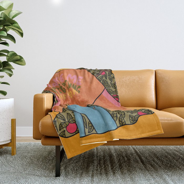 Apple Picking Throw Blanket Gallery Image 1