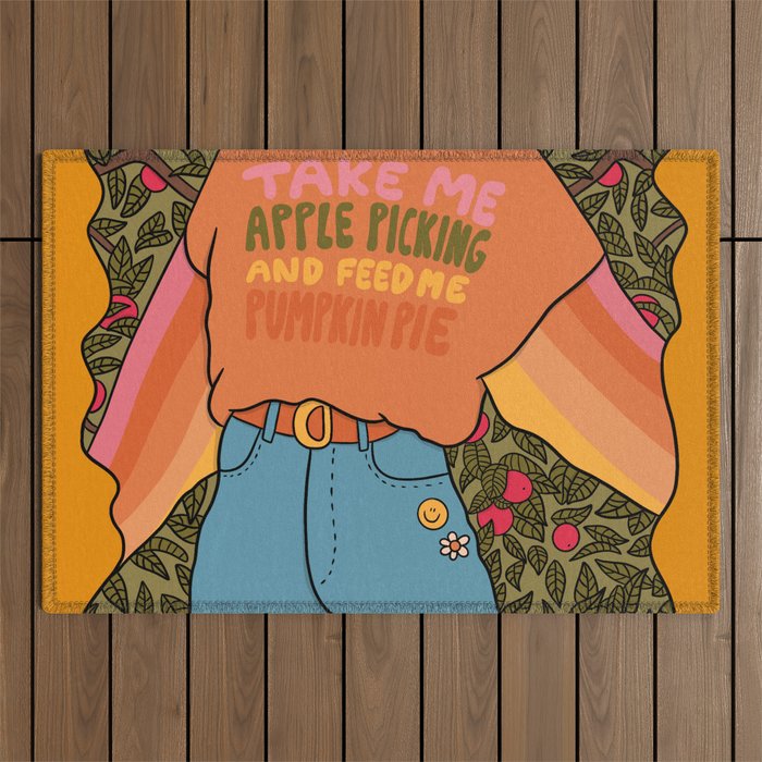 Apple Picking Outdoor Rug Gallery Image 1