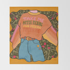 Apple Picking Throw Blanket Gallery Image 2