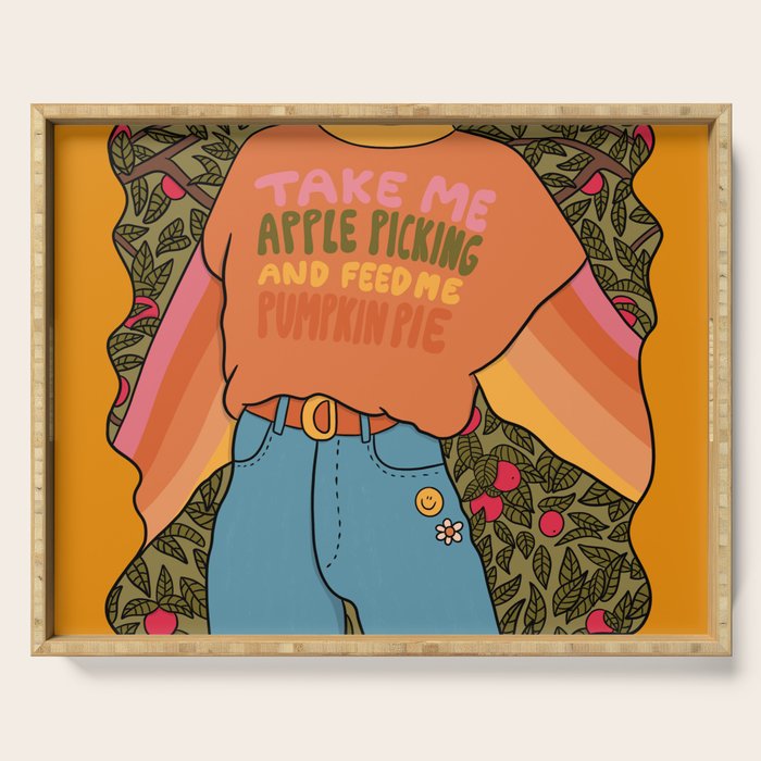 Apple Picking Serving Tray Gallery Image 1