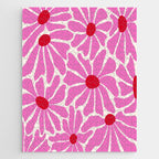 Big Groovy Flower - Pink and Red Jigsaw Puzzle Gallery Image 1