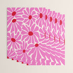 Big Groovy Flower - Pink and Red Wrapping Paper Gallery Image 3