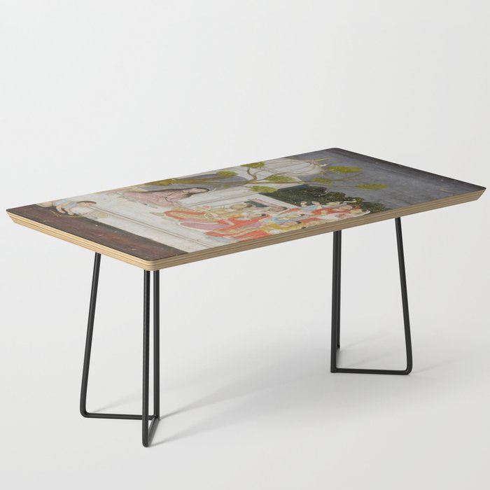 Fortune Teller Indian Painted Illustration Coffee Table Gallery Image 1