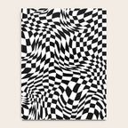 TIME MOVES SLOWLY (warped geometric pattern) Notebook Gallery Image 4