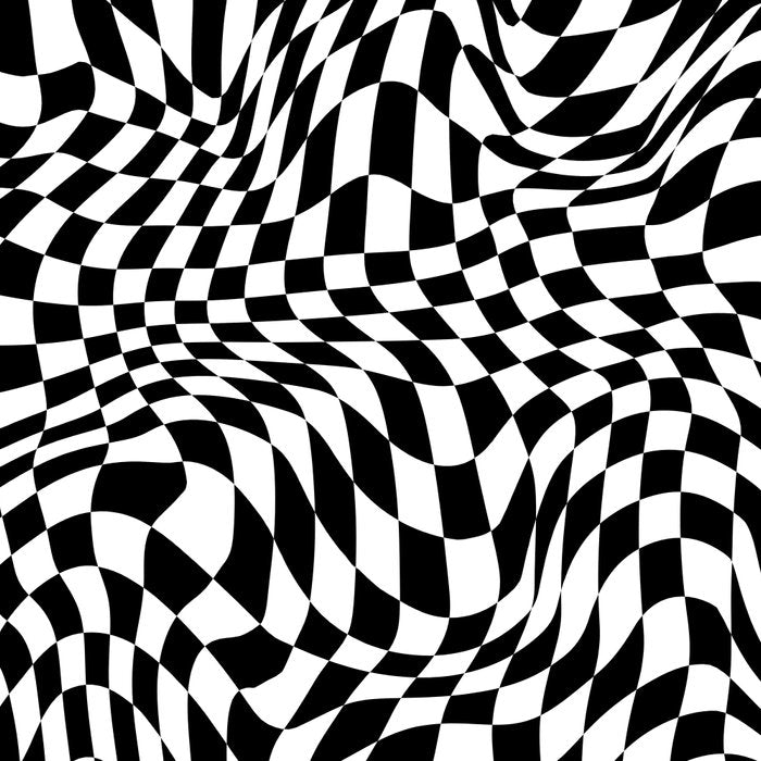 TIME MOVES SLOWLY (warped geometric pattern) Coffee Mug Gallery Image 2