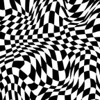 TIME MOVES SLOWLY (warped geometric pattern) Coffee Mug Gallery Image 2