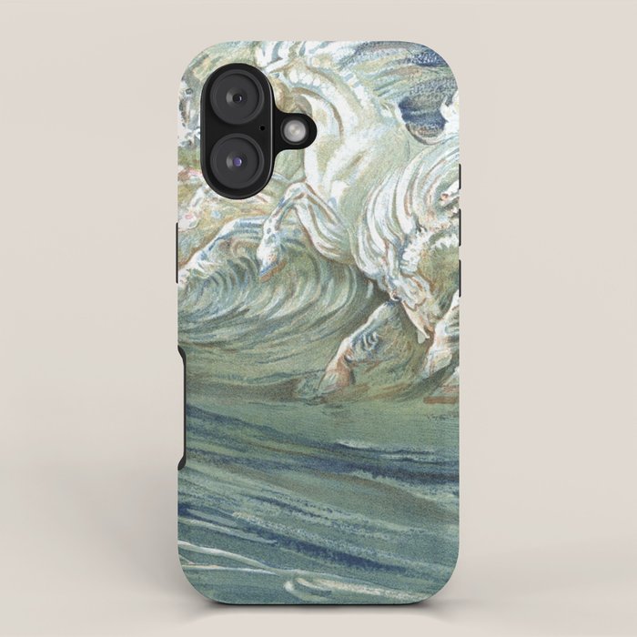 Neptune's Horses by Walter Crane iPhone Case Gallery Image 1