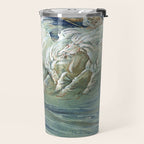 Neptune's Horses by Walter Crane Travel Mug Gallery Image 2
