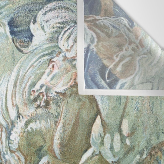 Neptune's Horses by Walter Crane Wall Tapestry Gallery Image 3