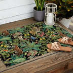 TIGER IN THE DARK JUNGLE Outdoor Rug Gallery Image 2