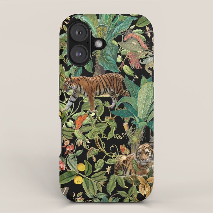 TIGER IN THE DARK JUNGLE iPhone Case Gallery Image 1