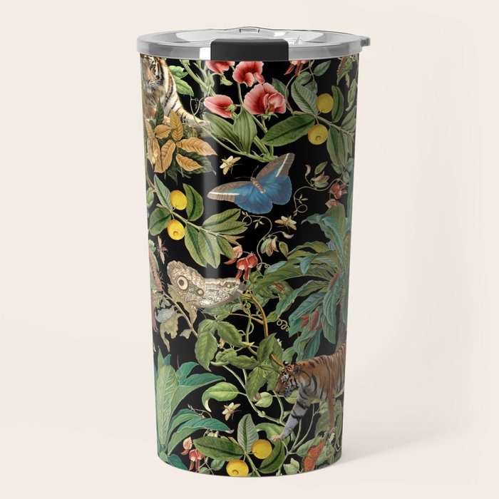 TIGER IN THE DARK JUNGLE Travel Mug Gallery Image 1