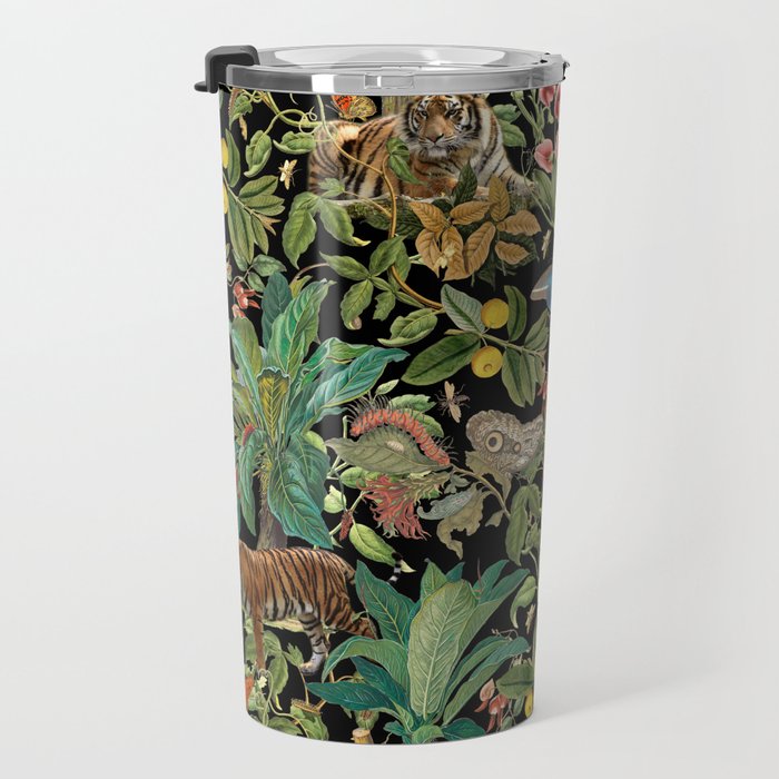 TIGER IN THE DARK JUNGLE Travel Mug Gallery Image 3