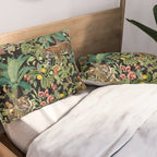 TIGER IN THE DARK JUNGLE Pillow Sham Gallery Image 2