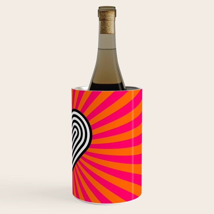 Pop art heart Wine Chiller Gallery Image 3