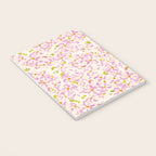Pink brush stroke flowers Notebook Gallery Image 3