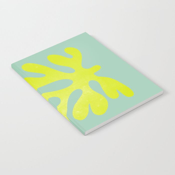 Lime & Sea Green: Matisse Paper Cutouts 06 Notebook Gallery Image 2