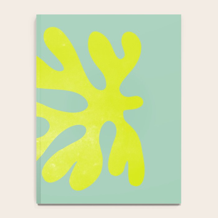 Lime & Sea Green: Matisse Paper Cutouts 06 Notebook Gallery Image 4