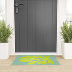 Lime & Sea Green: Matisse Paper Cutouts 06 Welcome Mat Gallery Image 3