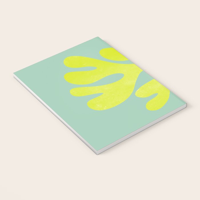 Lime & Sea Green: Matisse Paper Cutouts 06 Notebook Gallery Image 3