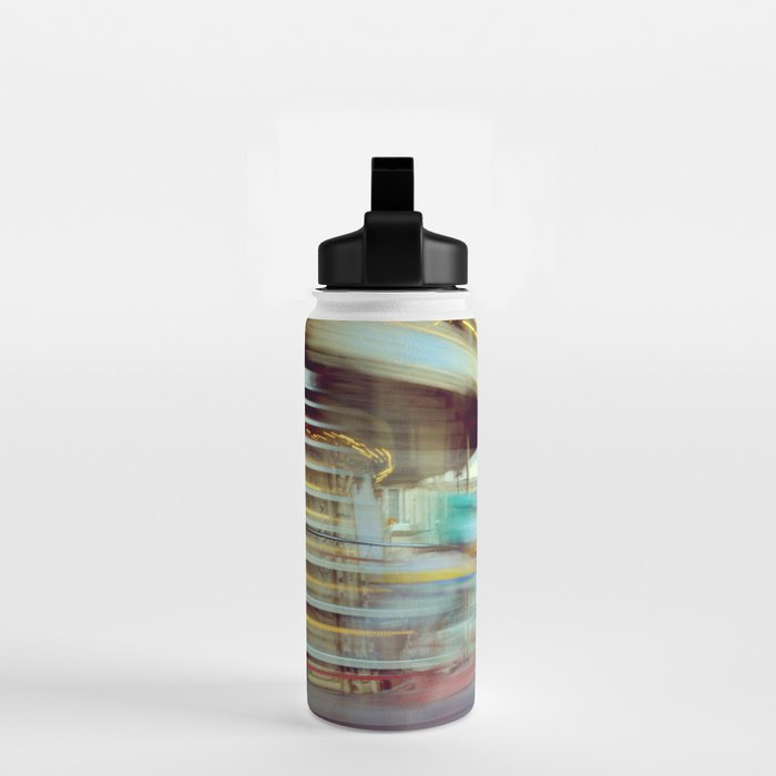 Spinning Carousel in Paris - Abstract Travel Photography Water Bottle Gallery Image 2