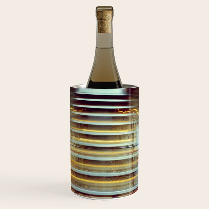 Spinning Carousel in Paris - Abstract Travel Photography Wine Chiller Gallery Image 1