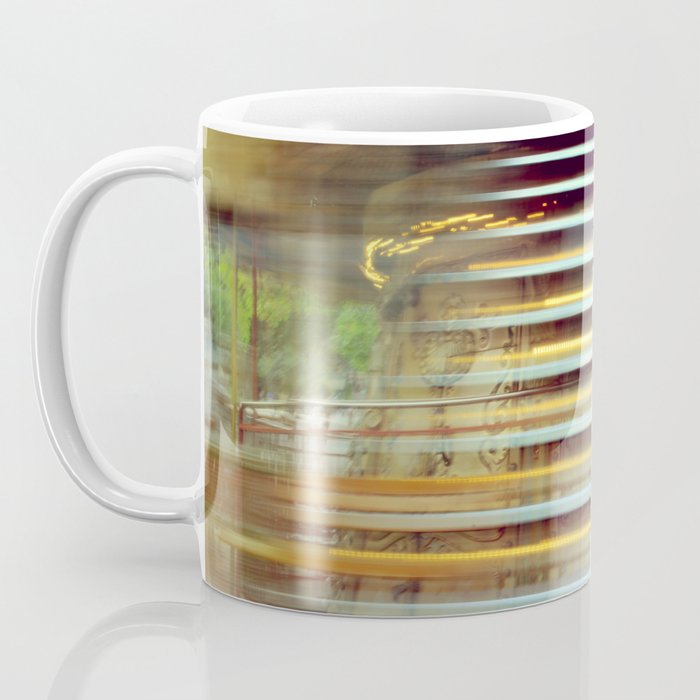 Spinning Carousel in Paris - Abstract Travel Photography Coffee Mug Gallery Image 3