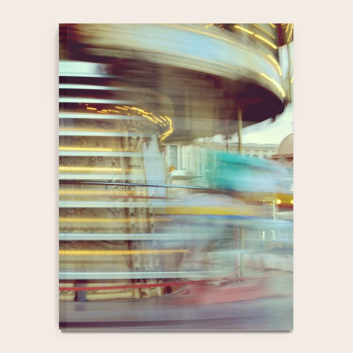 Spinning Carousel in Paris - Abstract Travel Photography Notebook Gallery Image 4