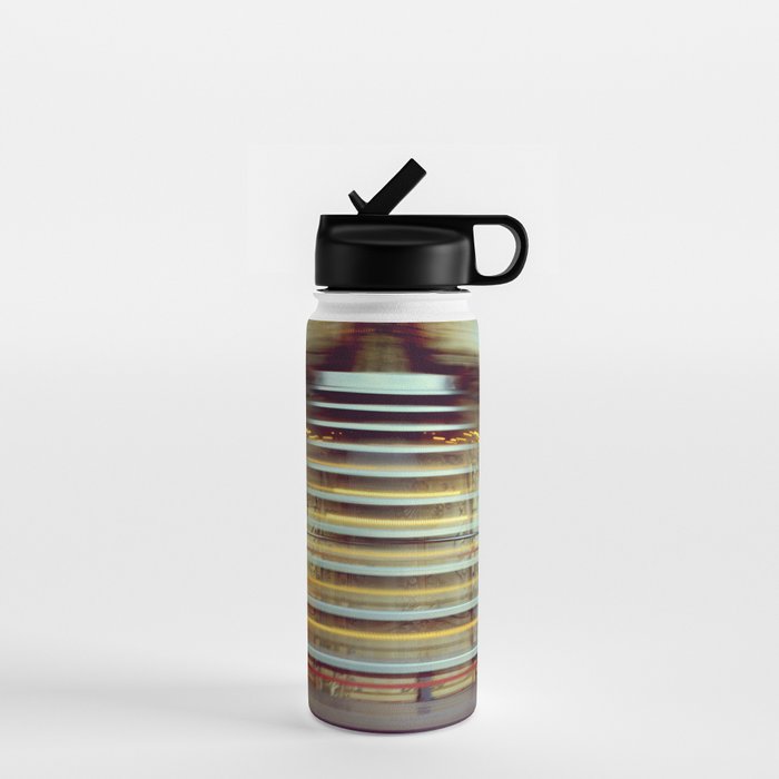 Spinning Carousel in Paris - Abstract Travel Photography Water Bottle Gallery Image 1