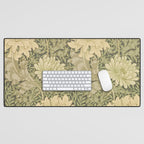 Chrysanthemum by William Morris 1877 Antique Vintage Victorian Jugendstil Art Nouveau Retro Pattern Desk Mat Gallery Image 1