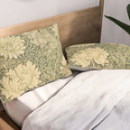 Chrysanthemum by William Morris 1877 Antique Vintage Victorian Jugendstil Art Nouveau Retro Pattern Pillow Sham Gallery Image 2