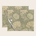 Chrysanthemum by William Morris 1877 Antique Vintage Victorian Jugendstil Art Nouveau Retro Pattern Placemat Gallery Image 1