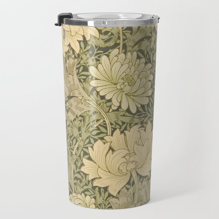 Chrysanthemum by William Morris 1877 Antique Vintage Victorian Jugendstil Art Nouveau Retro Pattern Travel Mug Gallery Image 3
