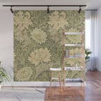 Chrysanthemum by William Morris 1877 Antique Vintage Victorian Jugendstil Art Nouveau Retro Pattern Wall Mural Gallery Image 1