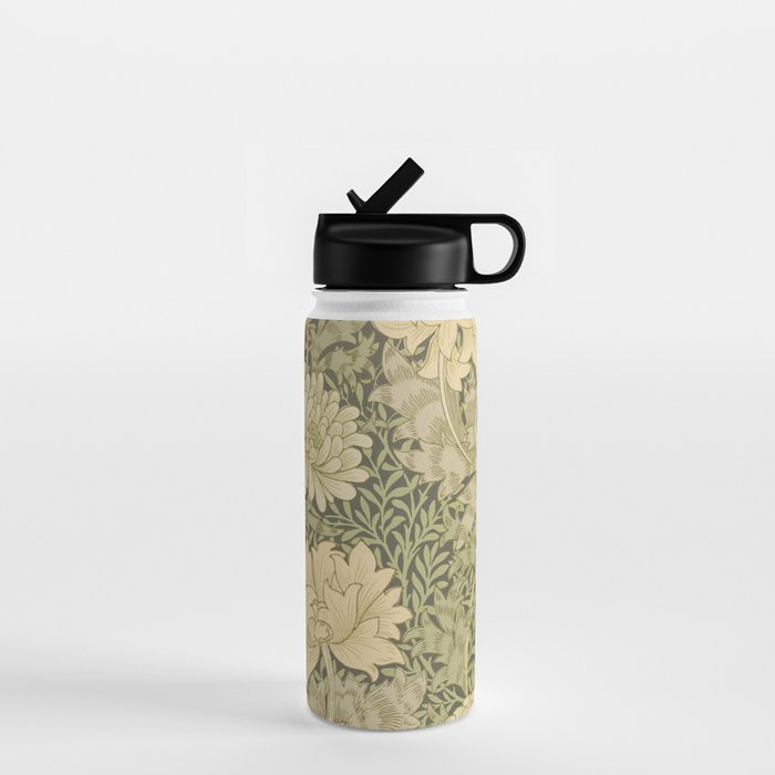 Chrysanthemum by William Morris 1877 Antique Vintage Victorian Jugendstil Art Nouveau Retro Pattern Water Bottle Gallery Image 1