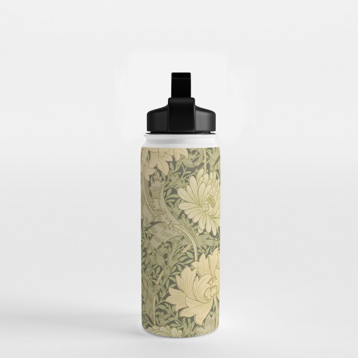 Chrysanthemum by William Morris 1877 Antique Vintage Victorian Jugendstil Art Nouveau Retro Pattern Water Bottle Gallery Image 2