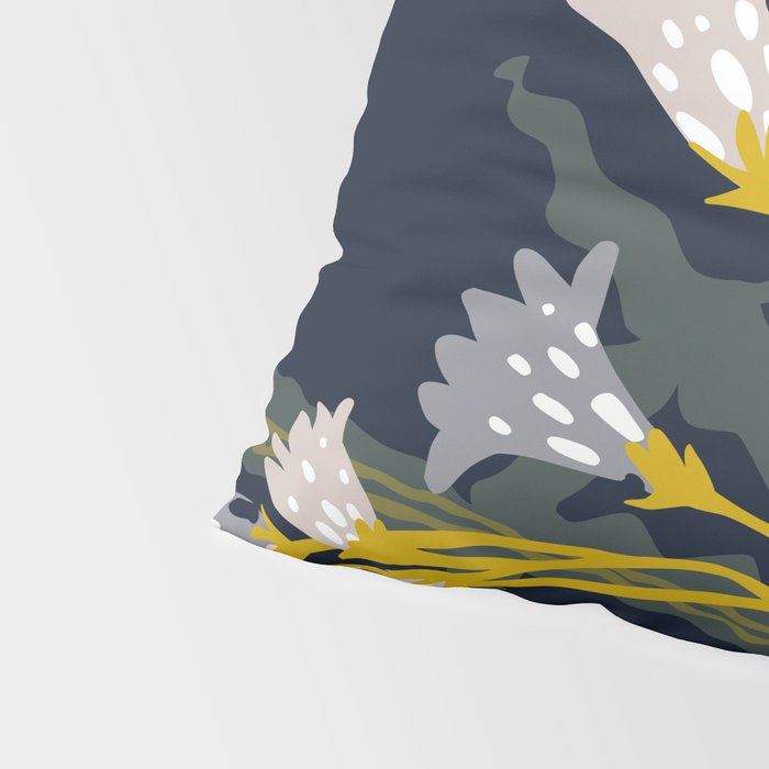 Matisse Flower Vase modern Illustration dark Pillow Sham Gallery Image 4