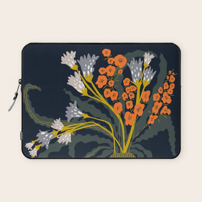 Matisse Flower Vase modern Illustration dark Laptop Sleeve Gallery Image 1