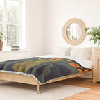 Matisse Flower Vase modern Illustration dark Duvet Cover Gallery Image 2