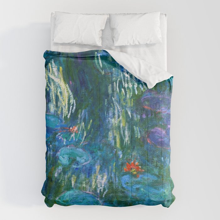 Claude Monet "Water Lilies" (16) Comforter Gallery Image 1