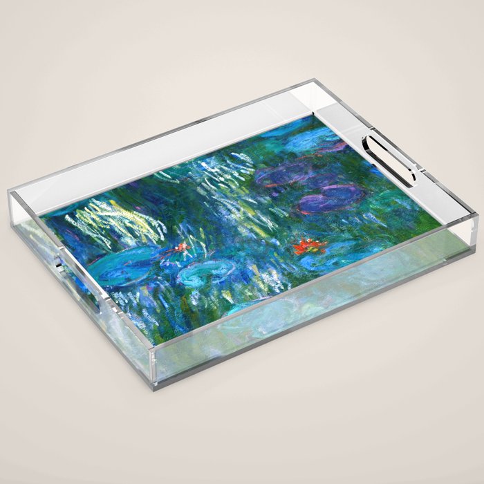 Claude Monet "Water Lilies" (16) Acrylic Tray Gallery Image 1