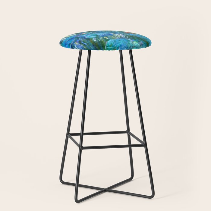 Claude Monet "Water Lilies" (16) Stool Gallery Image 1