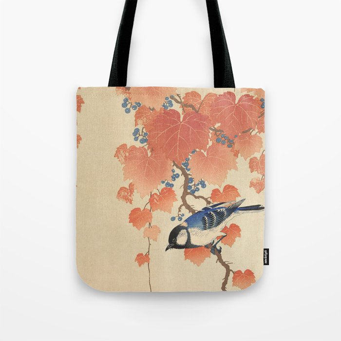 Ohara Koson - Japanese Bird Blockprint Tote Bag Gallery Image 1