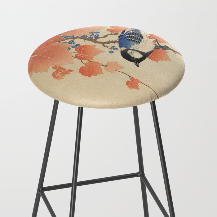 Ohara Koson - Japanese Bird Blockprint Stool Gallery Image 2