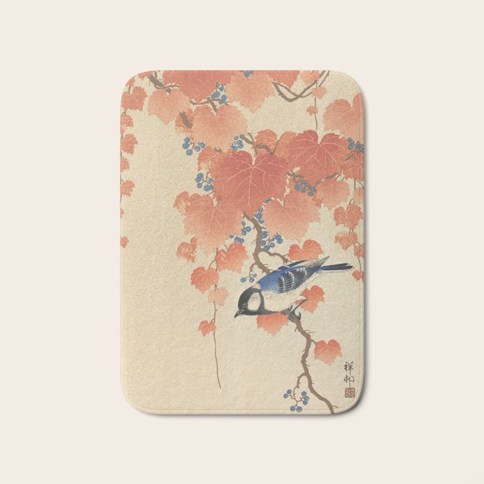 Ohara Koson - Japanese Bird Blockprint Bath Mat Gallery Image 1
