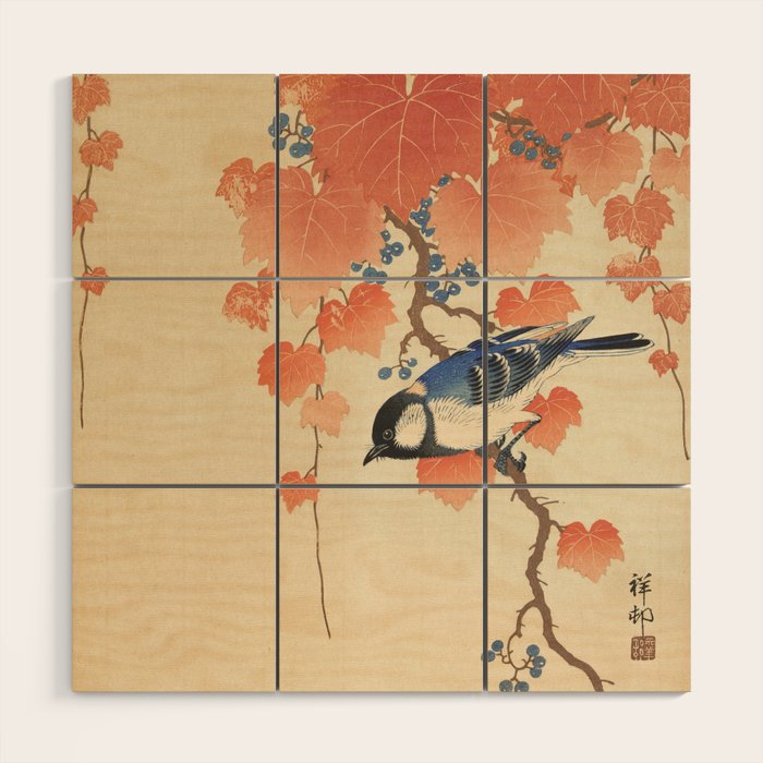 Ohara Koson - Japanese Bird Blockprint Wood Wall Art Gallery Image 1